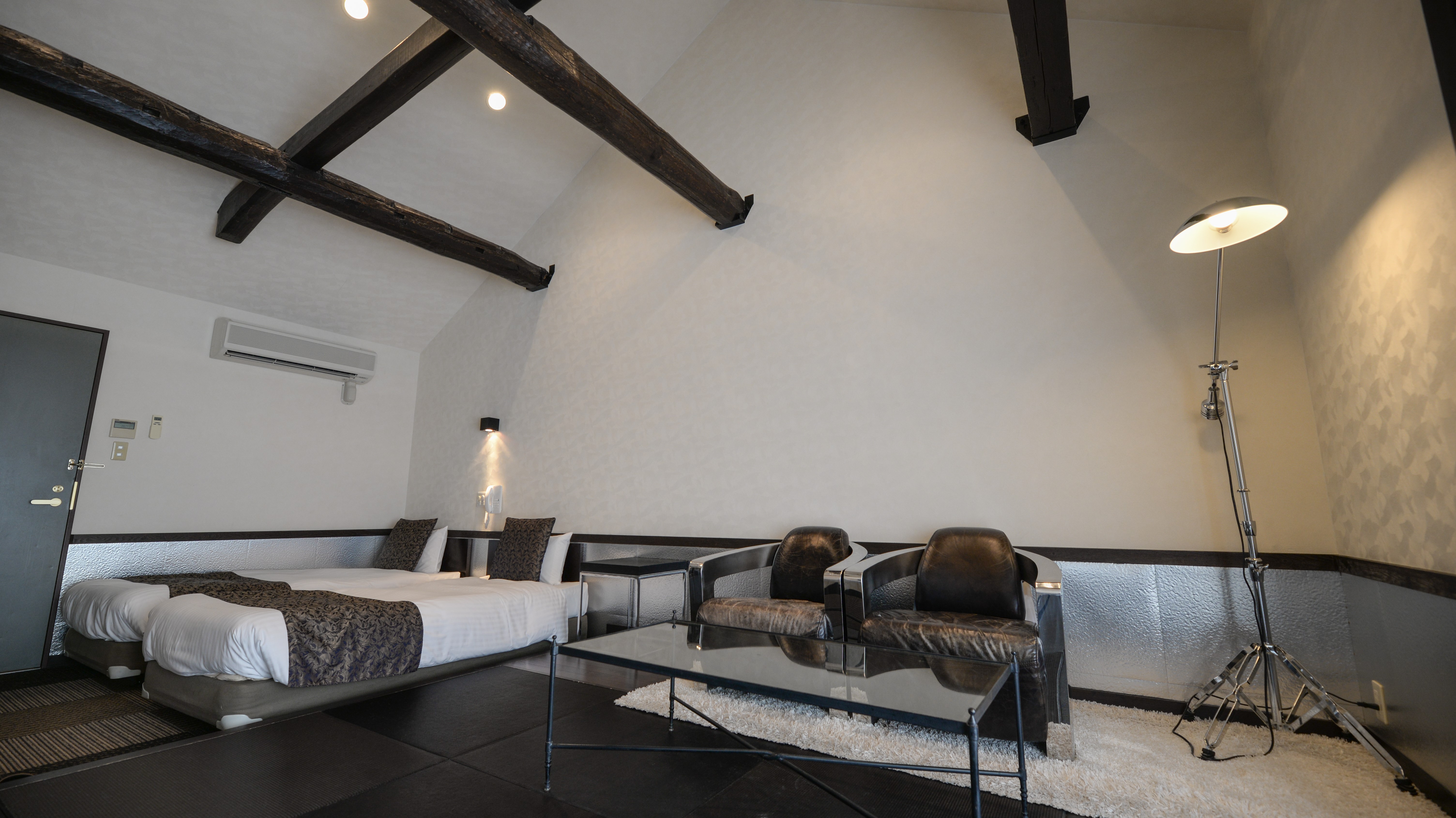 【三楼双床房】带温泉露天浴池的客房※可携带宠物