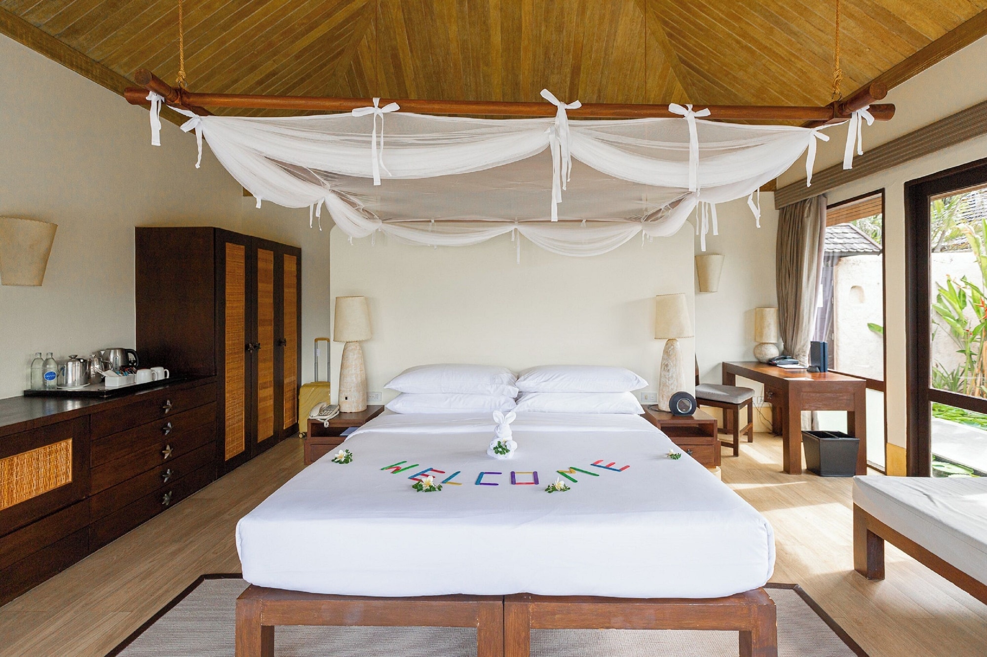 复式泳池别墅, 1卧室别墅, 1张特大床, 可选: 梳化床, 梳化床, 阳台, 私人泳池