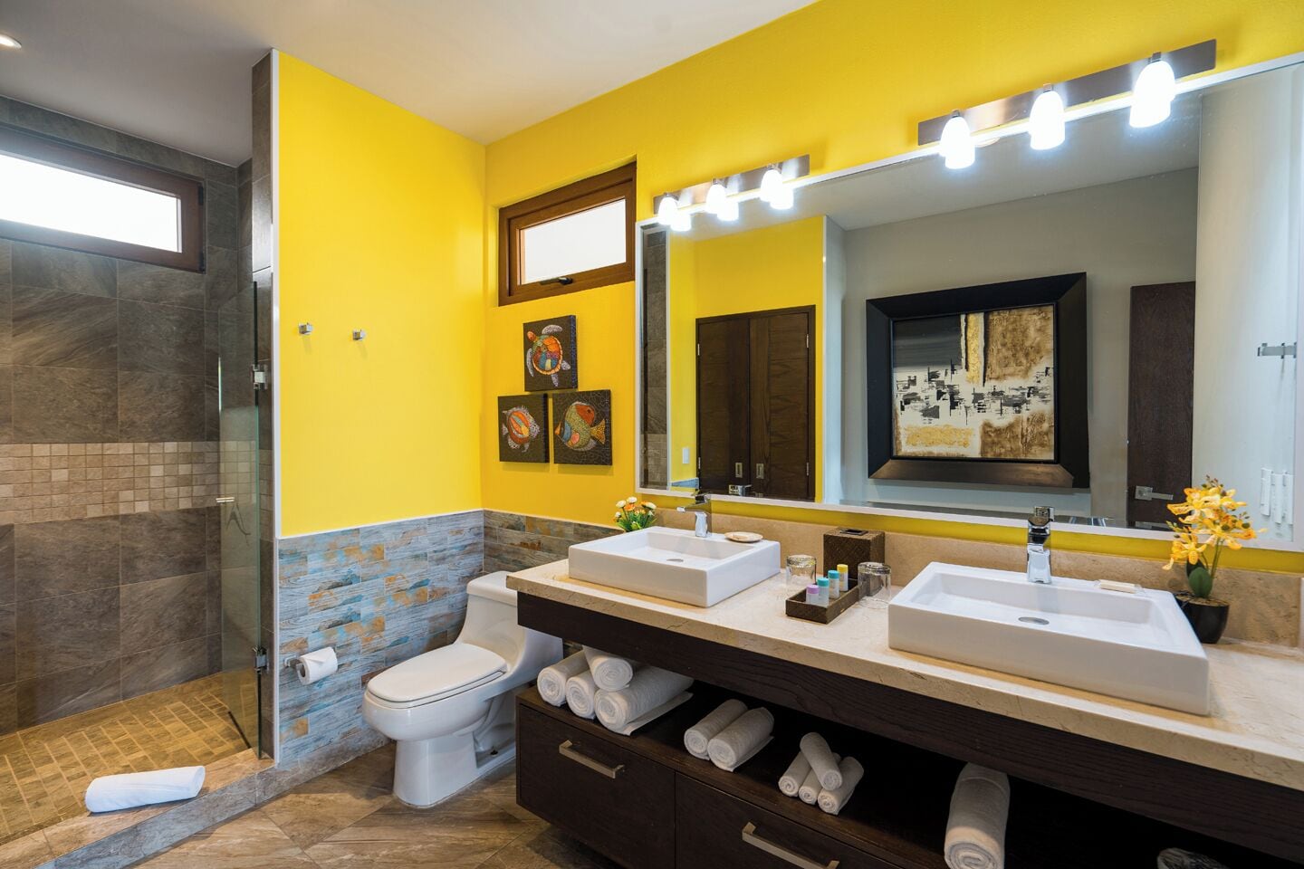 豪华套房， 1 间卧室， 山景