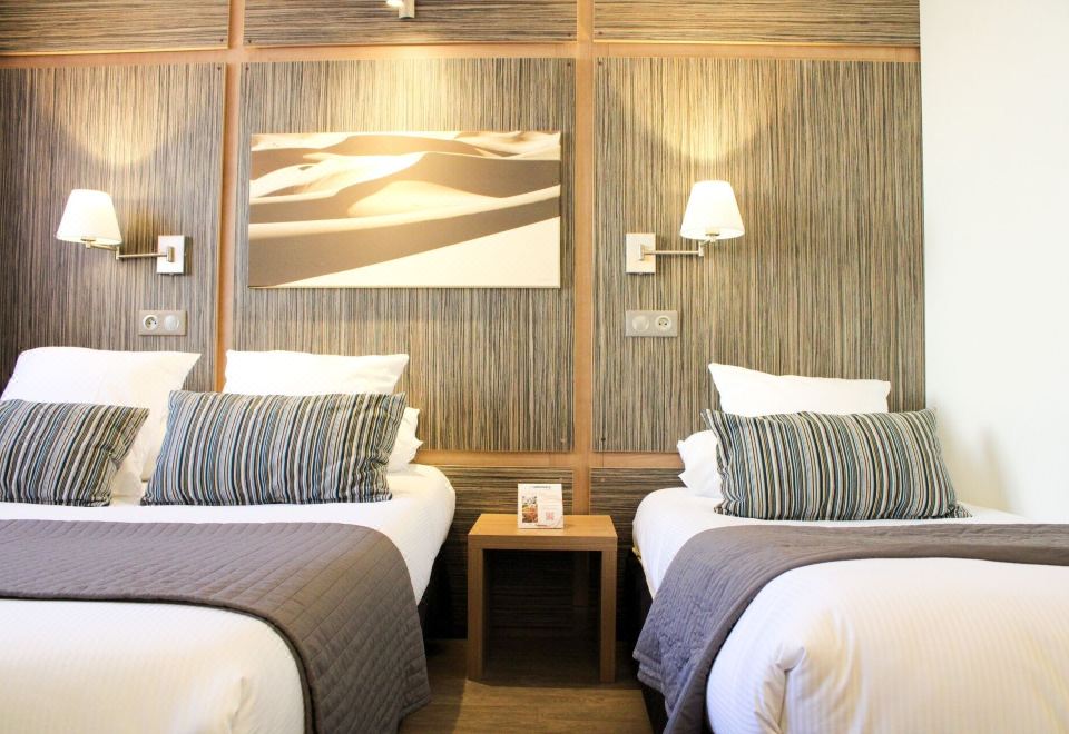 享有庭院景色的標準三人間