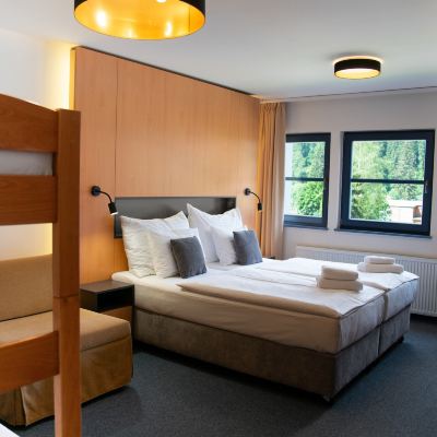 Superior Quadruple Room (with Aquapark 2Hr./Day) Hotel Aqua Park Špindlerův Mlýn Promo Code