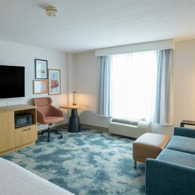 Guest Room With 1 King Bed, Sofabed, Microwave, Fridge-Non-Smoking Hampton Inn Presque Isle Promo Code
