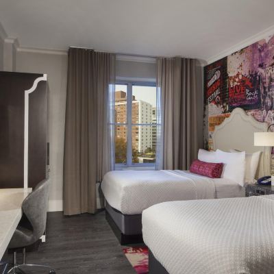 Standard Two Double Room with City View