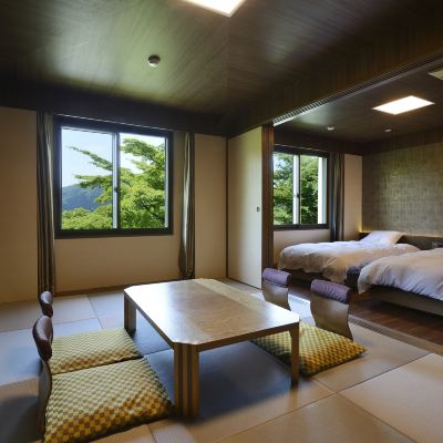 Japanese Western Style Deluxe Room With Shared Bathroom And Private Toilet