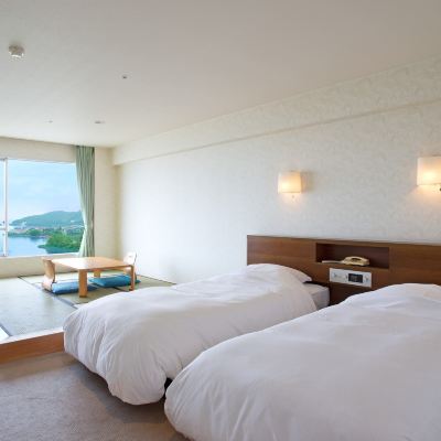 バスと湖の眺めのある日本式-西洋混合-禁煙 浜名湖レークサイドプラザ クーポン