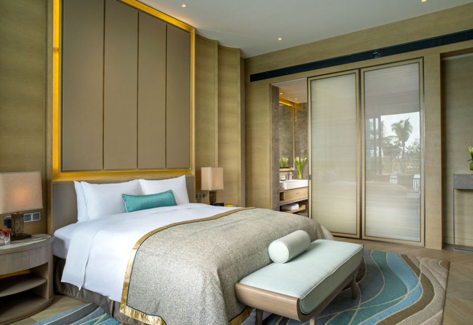 高级园景大床房