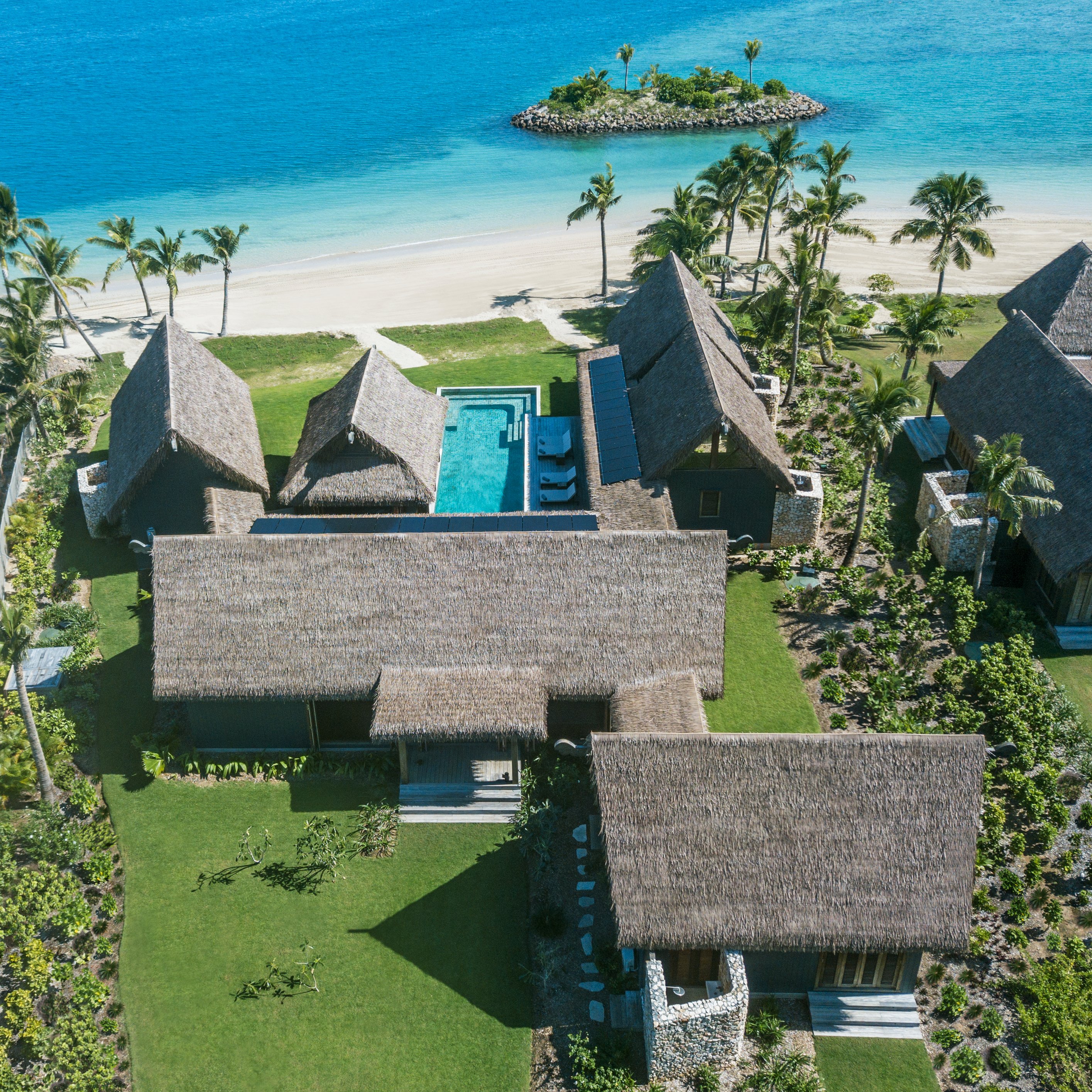 Six Senses Fiji, an IHG Hotel四卧室海滨泳池公寓