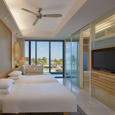 海景客房（2張單人床, 嘉賓軒使用禮遇） 峴港凱悦麗晶渡假村及水療中心優惠