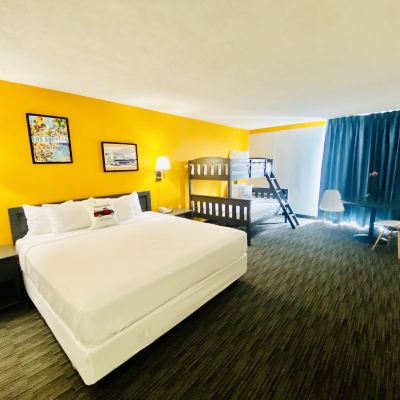 家庭房， 多張床 格倫代爾快捷飯店優惠