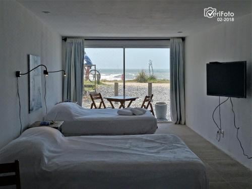 带海景的双人房