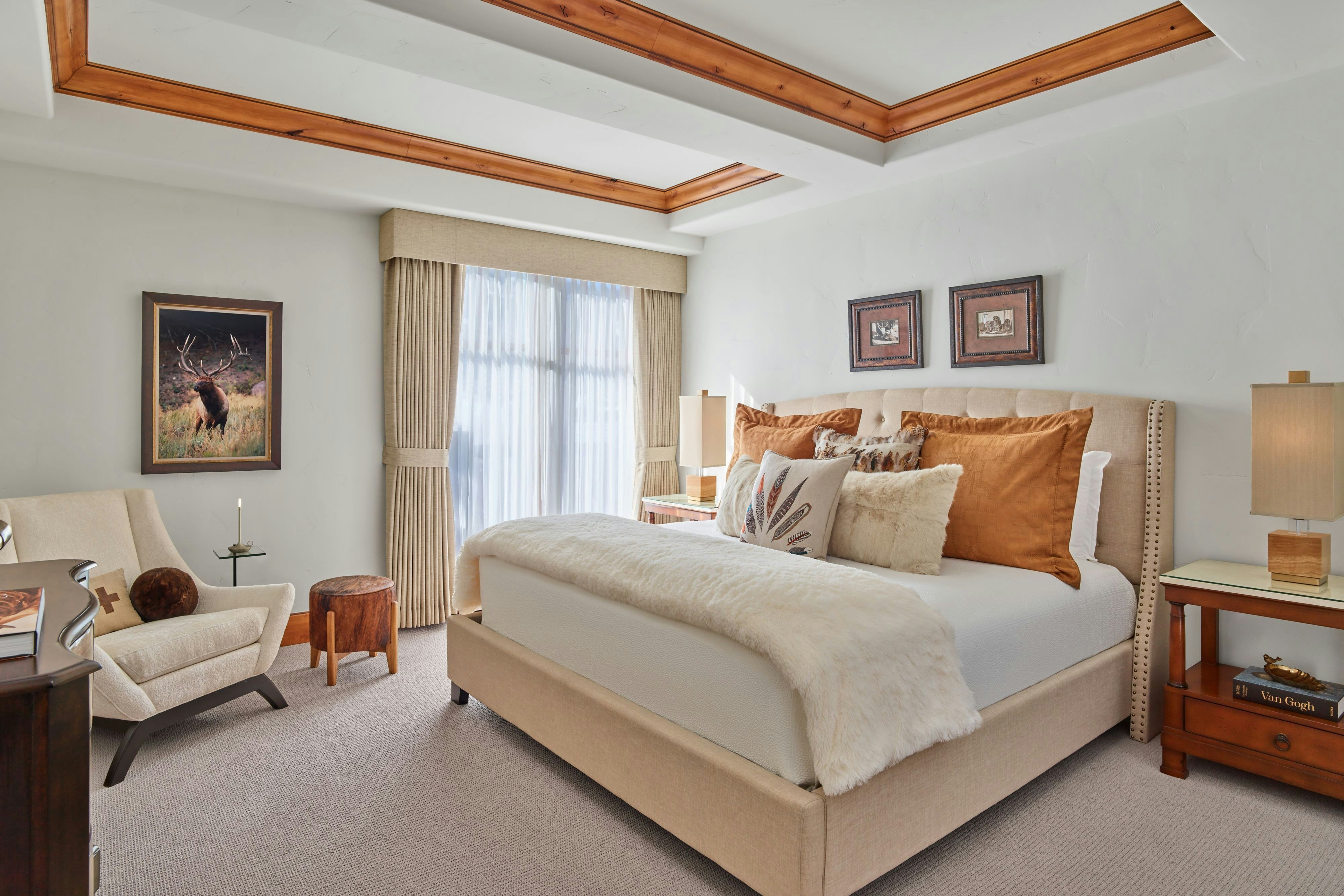 山景，3卧室顶层套房，滑雪场景观