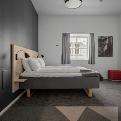 雙人房， 1 張大床 卑爾根城市之盒酒店優惠