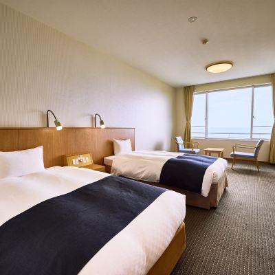 オーシャンビューツインルーム 休暇村　志賀島 クーポン