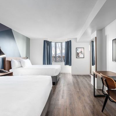 Superior Queen - Queen Beds, Private Bathroom YWCA Hotel Vancouver Promo Code