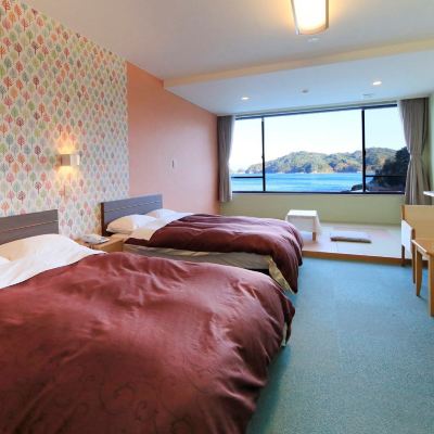 和風西洋風ルーム(ベッド2台) 三陸花ホテルはまぎく クーポン
