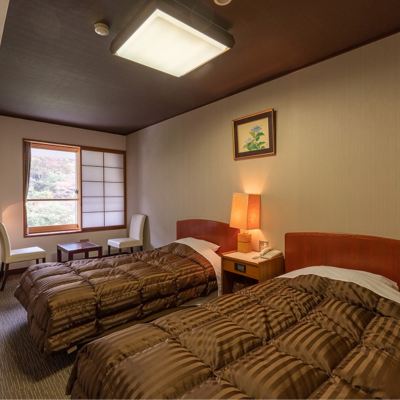 旧館洋室ツインルーム 大江戸温泉物語　会津東山温泉　東山グランドホテル クーポン