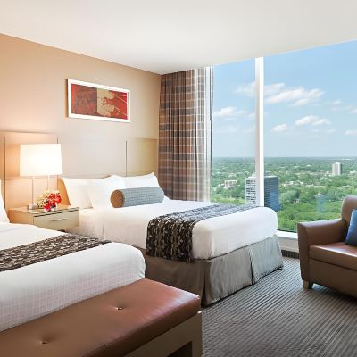 Deluxe Room-2 Queen Beds Greektown Casino-Hotel Promo Code