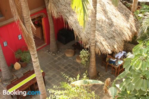 带共用浴室的园景双人间