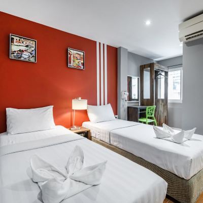 高級雙床間 曼谷瑞企家庭式賓館優惠