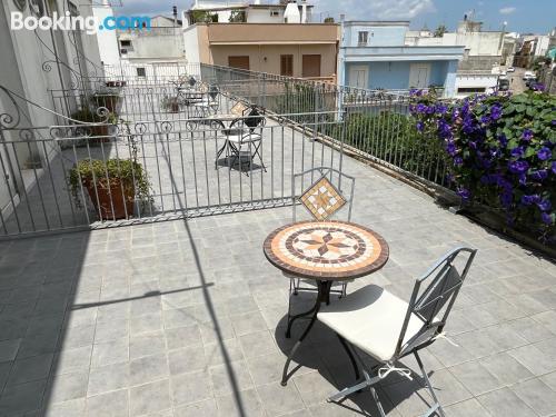 带露台的双人房