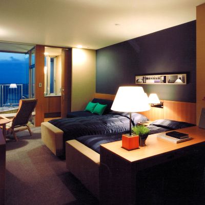 [Morler House Western-Style Room]Ocean Front/with Observation Bath on the Sea Side[Twin Room][Non-Smoking][Ocean View]