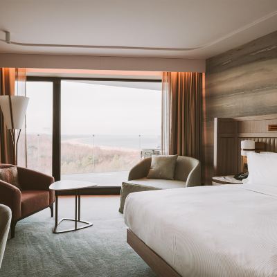 Deluxe King Room with Side Sea View with Balcony and Pull Out Chair Hilton Swinoujscie Resort and Spa Promo Code