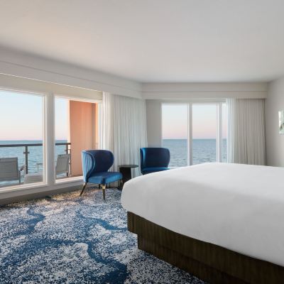 Beachfront King Suite with Balcony Delta Hotels by Marriott Virginia Beach Bayfront Suites Promo Code