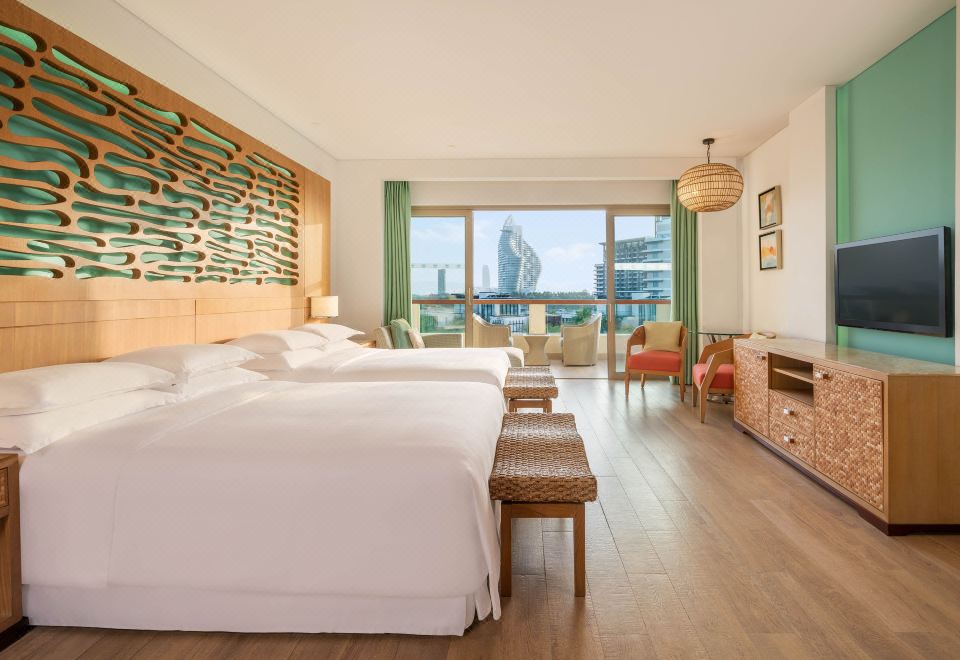 椰林海景双床房（超宽舒适双床）