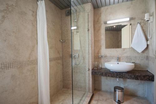 享有游泳池景致的一室公寓