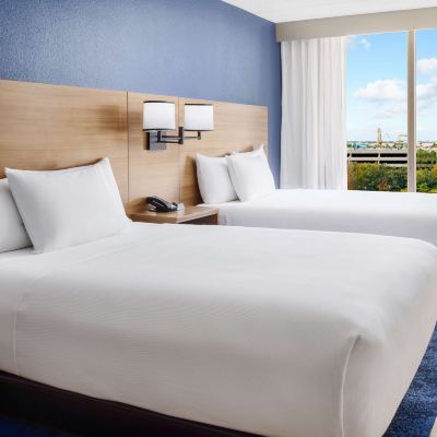 高層兩張大床房（帶梳化床） 奧蘭多環球影城度假村對面凱悦嘉軒酒店優惠