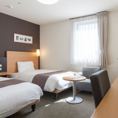 經濟雙床間 - 帶浴室 仙台西口舒適飯店優惠