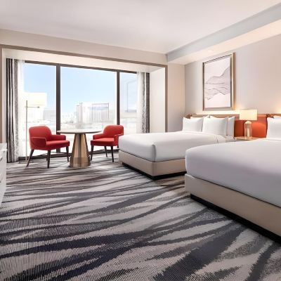 行動無障礙甄選城景兩張大床房帶淋浴 Conrad Las Vegas at Resorts World優惠