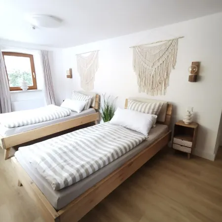 Garden view apartment with pool and children's playground