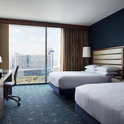 Club Room With 2 Queen Beds-Non-Smoking, Mobility/Hearing Accessible With Roll-in Shower Marriott Marquis Houston Promo Code