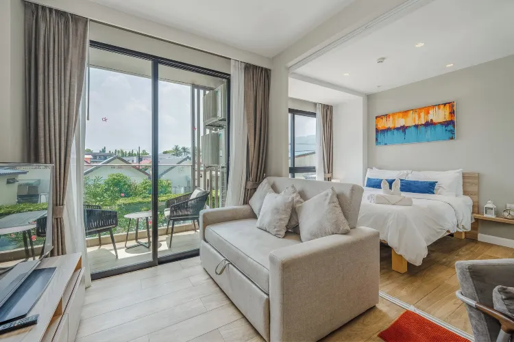 อพาร์ทเมนท์ มีระเบียง