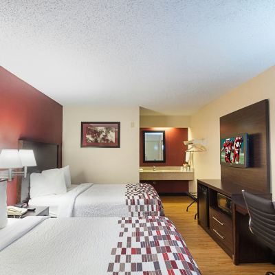 Deluxe Room With Two Double Beds Non-Smoking Red Roof Inn Madison, WI Promo Code