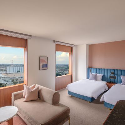 【2023年改装】グランドスーペリアツイン（高層階・ミニバー付・フリーフロー） ザ マークグランドホテル クーポン