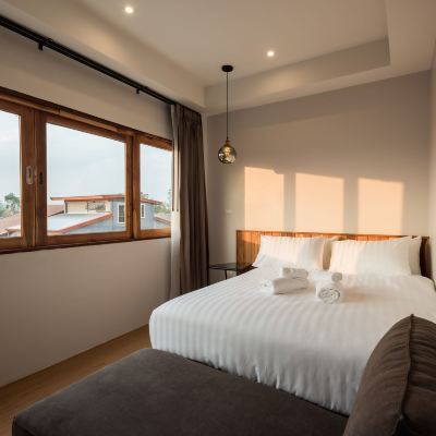 ห้องดีลักซ์ เตียงใหญ่ 1 เตียง รหัสโปรโมชั่น โรงแรม อยู่ เชียงคาน
