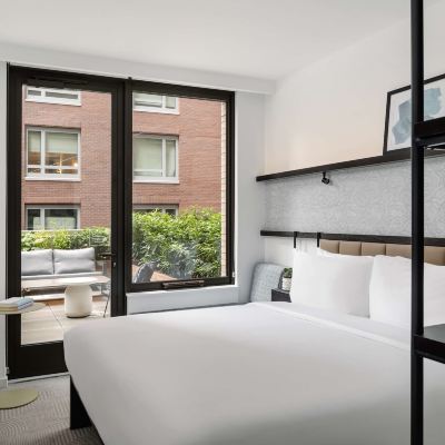 Room, 1 King Bed, Mobility Accessible, Terrace Arlo Midtown Promo Code