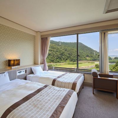 禁煙ツインルーム[25平米] 三朝ロイヤルホテル クーポン