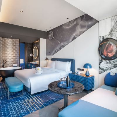 明星浴缸 | 奇妙大床房 長沙W飯店優惠