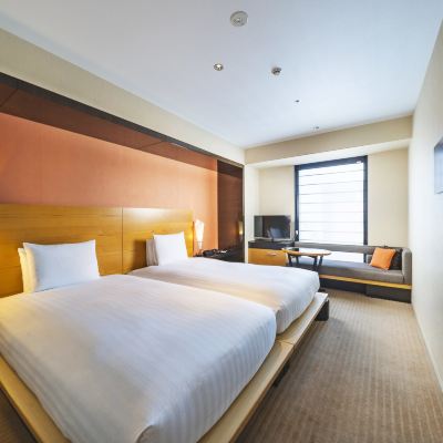 舒適中等雙床房-禁菸 金澤香林坊科科高級飯店優惠