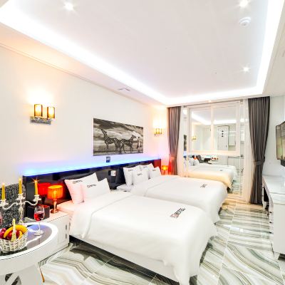 Business Twin(SPA Bathtub, Styler)(Large King Bed, In-Room Kitchen) Mokpo Luxury Self Check-in Hotel 쿠폰