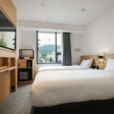 High Floor Twin Extra Room (Mountain View) 헨나호텔 서울 명동 쿠폰
