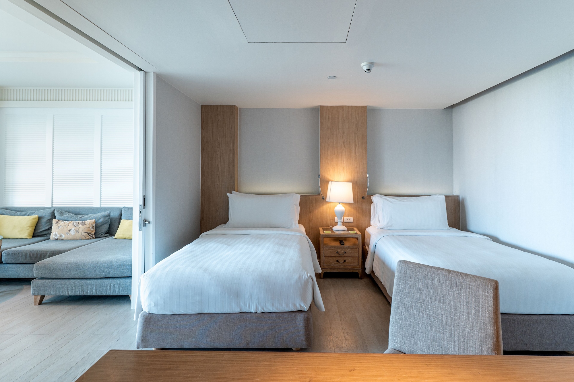 山坡景家庭套房