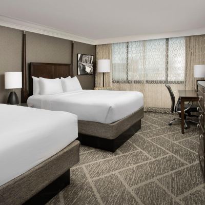 聽力無障礙標準兩張大床房（帶浴缸） 波特蘭市區會議中心皇冠假日酒店優惠