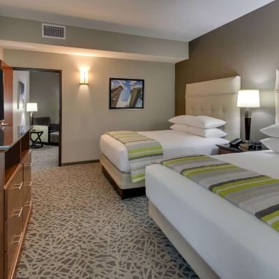 Two-Room Suite with 2 Queen Beds, Sofa Bed and Tub - Hearing Accessible Drury Plaza Hotel Dallas Richardson Promo Code