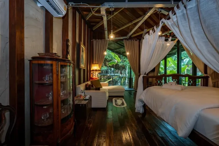 คอทเทจหรูพร้อมระเบียง