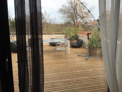 享有花园景致的公寓