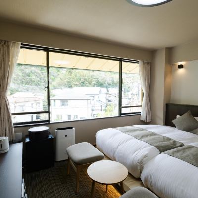 3rd Floor, Mountain Side (for 1 Person Only) [Standard] [Twin Room] [Non-Smoking] [Mountain View] 眺望の宿　しおり クーポン